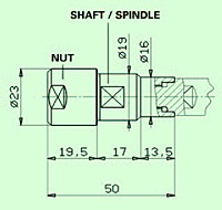 Collet Chucks for Air Motors ER16